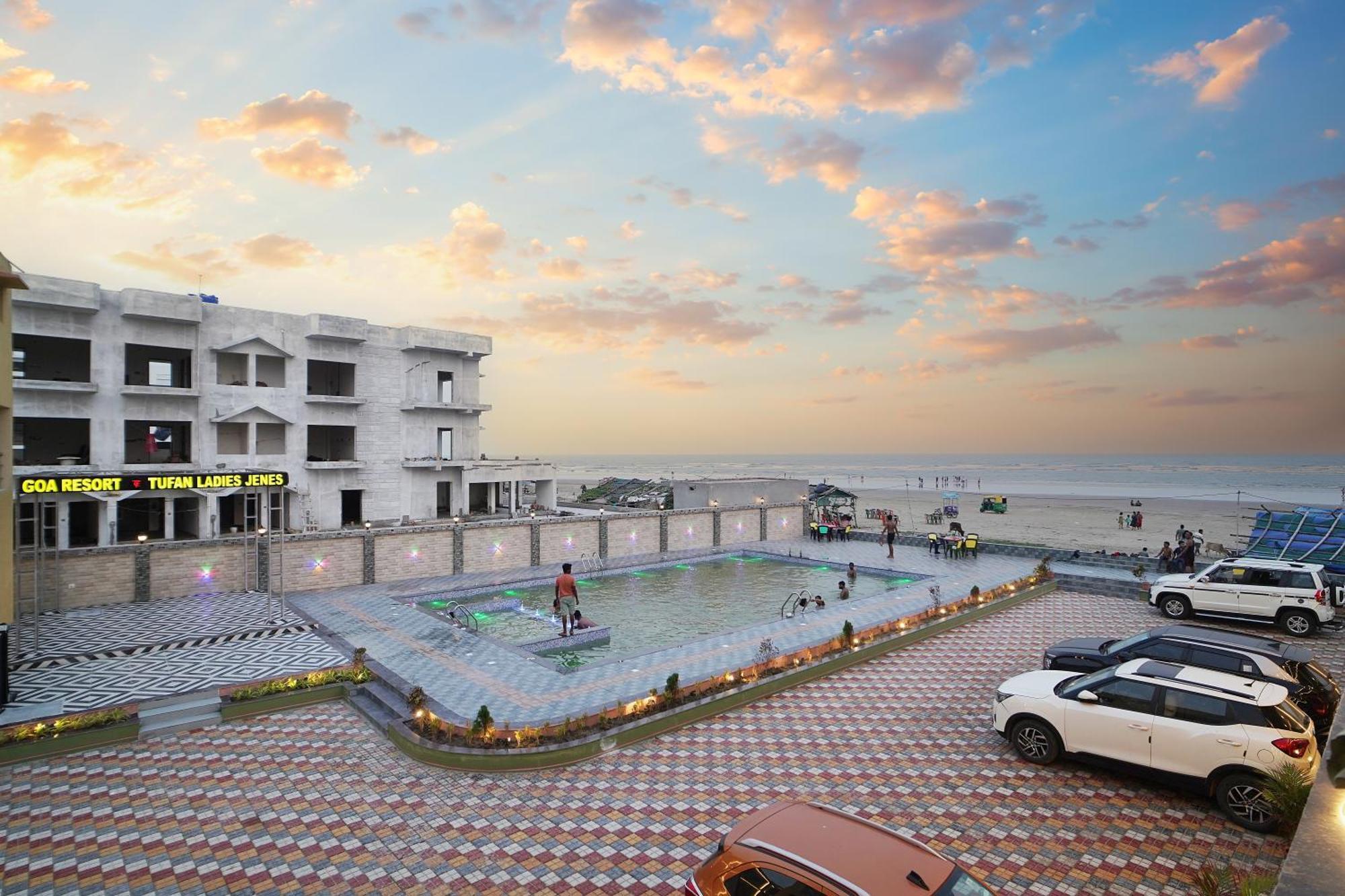 Goa Beach Resort On Beach มันดราโมนี ภายนอก รูปภาพ
